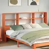 vidaXL Tête de lit avec rangement cire marron 200cm bois massif de pin