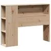 vidaXL Tête de lit avec rangement 75 cm bois massif de pin