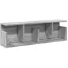 vidaXL Armoire murale 100x20x30 cm sonoma gris bois d'ingénierie