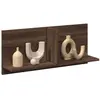 vidaXL Armoire murale 70x16,5x30 cm chêne marron bois d'ingénierie