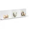 vidaXL Armoire murale 100x16,5x30 cm blanc bois d'ingénierie