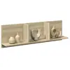 vidaXL Armoire murale 100x16,5x30 cm chêne sonoma bois d'ingénierie