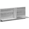 vidaXL Armoire murale 100x16,5x30 cm sonoma gris bois d'ingénierie