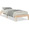 vidaXL Cadre de lit extra long sans matelas 90x220 cm bois massif pin