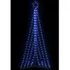 vidaXL Guirlande de sapin de Noël 339 LED bleu 187 cm