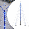vidaXL vidaXL Guirlande de sapin de Noël 615 LED bleu 404,5 cm
