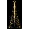 vidaXL vidaXL Guirlande de sapin de Noël 525 LED blanc chaud 302 cm
