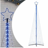 vidaXL Guirlande de sapin de Noël 495 LED bleu 300,5 cm