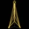 vidaXL vidaXL Guirlande de sapin de Noël 363 LED blanc chaud 182 cm