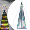 vidaXL vidaXL Arbre de Noël lumineux conique 1028 LED colorées 403 cm