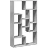 vidaXL Vidaxl Bibliothèque Gris Béton 72x20x120 Cm Bois D'ingénierie