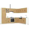 vidaXL Ensemble d'armoires de cuisine 14 pcs Lucca bois d'ingénierie