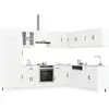 vidaXL Ensemble d'armoires de cuisine 14 pcs Lucca bois d'ingénierie