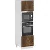 vidaXL Armoires de four 2 pcs Porto chêne fumé bois d'ingénierie