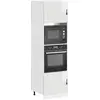 vidaXL Armoires de four 2 pcs Porto blanc brillant bois d'ingénierie