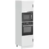 vidaXL Armoires de four 2 pcs Porto blanc bois d'ingénierie