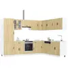 vidaXL Ensemble d'armoires de cuisine 14 pcs Porto bois d'ingénierie
