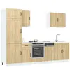 Vidaxl - Ensemble d'armoires de cuisine 7 pcs Kalmar bois d'ingénierie