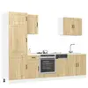 vidaXL Ensemble d'armoires de cuisine 7 pcs Kalmar bois d'ingénierie