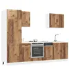 vidaXL Ensemble d'armoires de cuisine 7 pcs Kalmar bois d'ingénierie