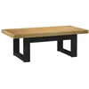 vidaXL Table basse NOAIN pieds en forme de U 120x60x40 cm massif pin