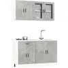 vidaXL Ensemble d'armoires de cuisine 4 pcs Kalmar bois d'ingénierie