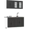 vidaXL Ensemble d'armoires de cuisine 4 pcs Kalmar bois d'ingénierie