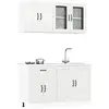 vidaXL Ensemble d'armoires de cuisine 4 pcs Kalmar bois d'ingénierie