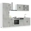 vidaXL Ensemble d'armoires de cuisine 8 pcs Kalmar bois d'ingénierie