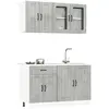 vidaXL Ensemble d'armoires de cuisine 4 pcs Kalmar bois d'ingénierie