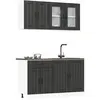 vidaXL Ensemble d'armoires de cuisine 4 pcs Kalmar bois d'ingénierie