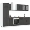 vidaXL Ensemble d'armoires de cuisine 8 pcs Kalmar bois d'ingénierie