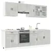 vidaXL Ensemble d'armoires de cuisine 8 pcs Kalmar bois d'ingénierie