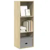 vidaXL Bibliothèque chêne sonoma 40x30x114 cm bois d'ingénierie