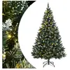 vidaXL Sapin de Noël artificiel 300 LED 210 cm