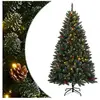vidaXL Sapin de Noël artificiel 300 LED 180 cm