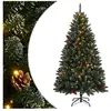 vidaXL Sapin de Noël artificiel 300 LED 210 cm