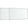 vidaXL Dosserets de cuisine 2 pcs transparent 80x40 cm verre trempé