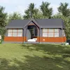 vidaXL Tente familiale avec toit Gris et orange 622 x 295 x 238 cm
