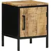 vidaXL Vidaxl Cabinet De Chevet 30x30x40 Cm Bois Massif Manguier Brut