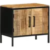 vidaXL Vidaxl Table De Chevet 50x30x45 Cm Bois Massif De Manguier Brut