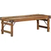 vidaXL Table basse Marron 110 x 55 x 40 cm Bois Recyclé Solide