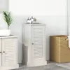 vidaXL Cabinet de salle de bain Blanc antique 37 x 34 x 80 cm MDF