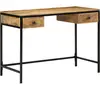 vidaXL Bureau 105x50x75 Cm Bois Massif Mangue