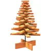 vidaXL Arbre de Noël en bois pour décoration 80 cm bois de pin massif