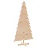 vidaXL Arbre de Noël en bois pour décoration 180 cm bois massif de pin