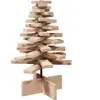 vidaXL Arbre de Noël en bois pour décoration 60 cm bois massif de pin