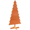 vidaXL Arbre de Noël en bois pour décoration 150 cm bois de pin massif