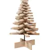 vidaXL Arbre de Noël en bois pour décoration 80 cm bois massif de pin