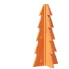 vidaXL Arbre de Noël en bois pour décoration 49 cm bois de pin massif